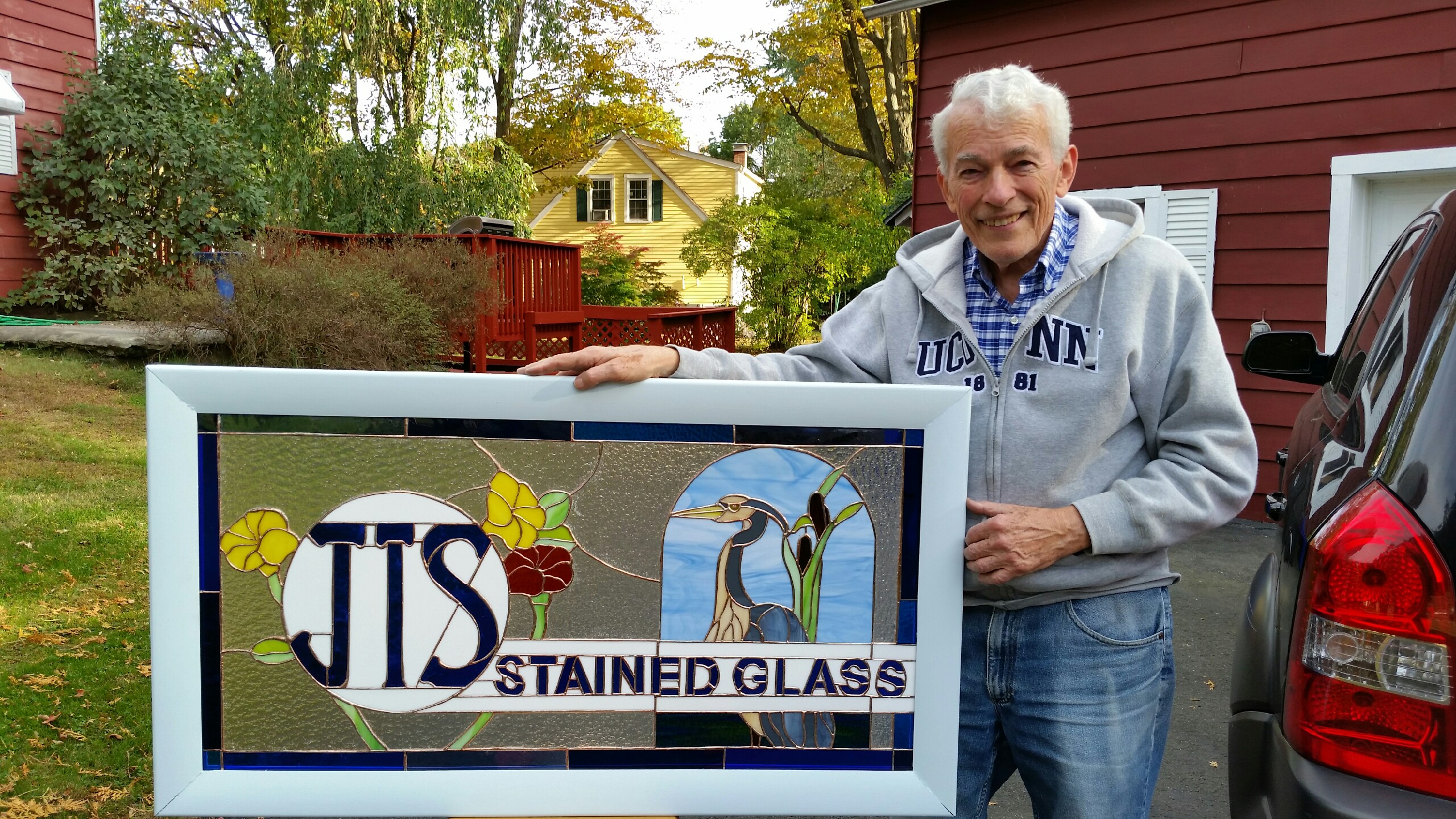 John Shearman at JTS Stained Glass